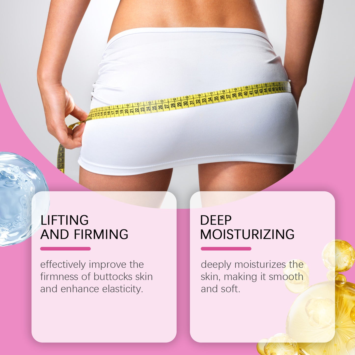 OceAura Butt Care Cream Gently Hydrating, Nourishing, Lifting And Tightening Skin Butt Massage Cream