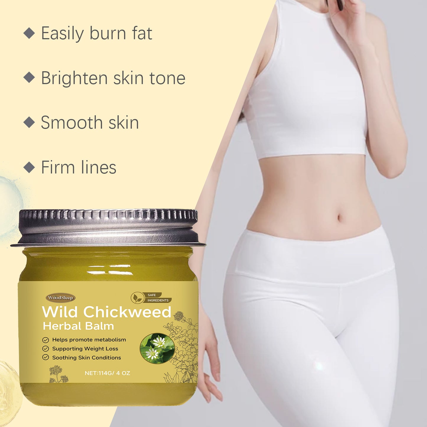 WoodSleep Wild Herbal Balm Herbal Gentle Moisturizing, Hydrating And Lifting Skin Care Body Lotion
