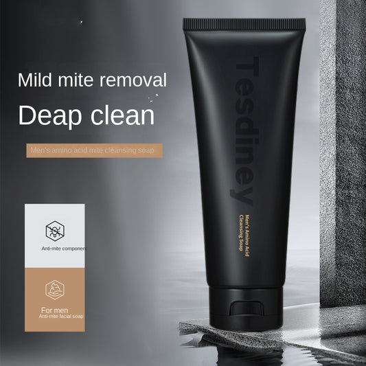 Oil Control Acne Removal Blackhead And Pore Shrinking Facial Cleanser For Men