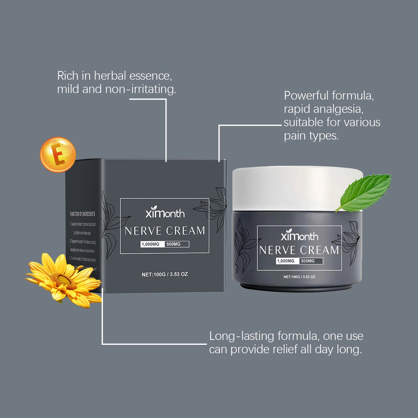 Ximonth Joint Repair Cream Relives Knee Joint Care Pamper And Moisturize Body Massage With Herbal Cream