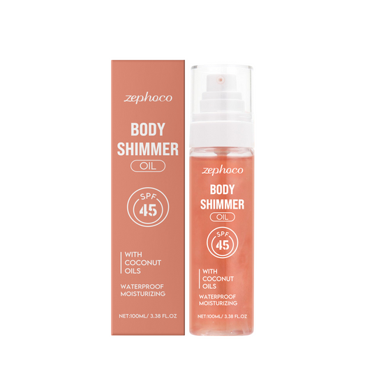 zephoco Flash Protective Body Oil, Moisturizing And Brightening Skin Tone, Uv Isolation Care Oil