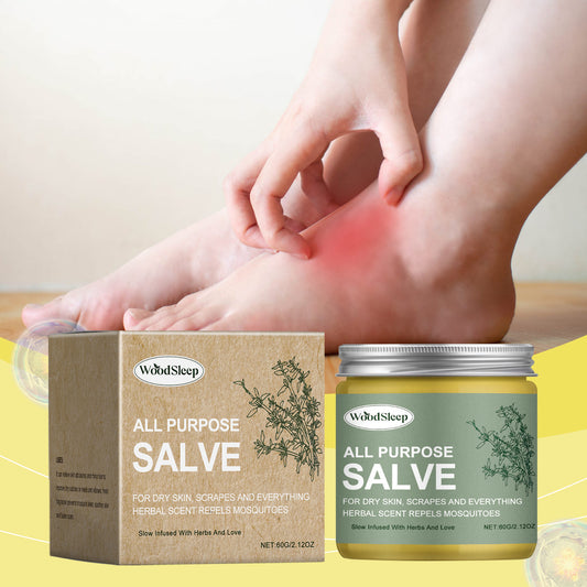 WoodSleep Herbal Multifunctional Soothing Balm Herbal Ingredients Gently Soothe Skin Discomfort Topical Care Balm