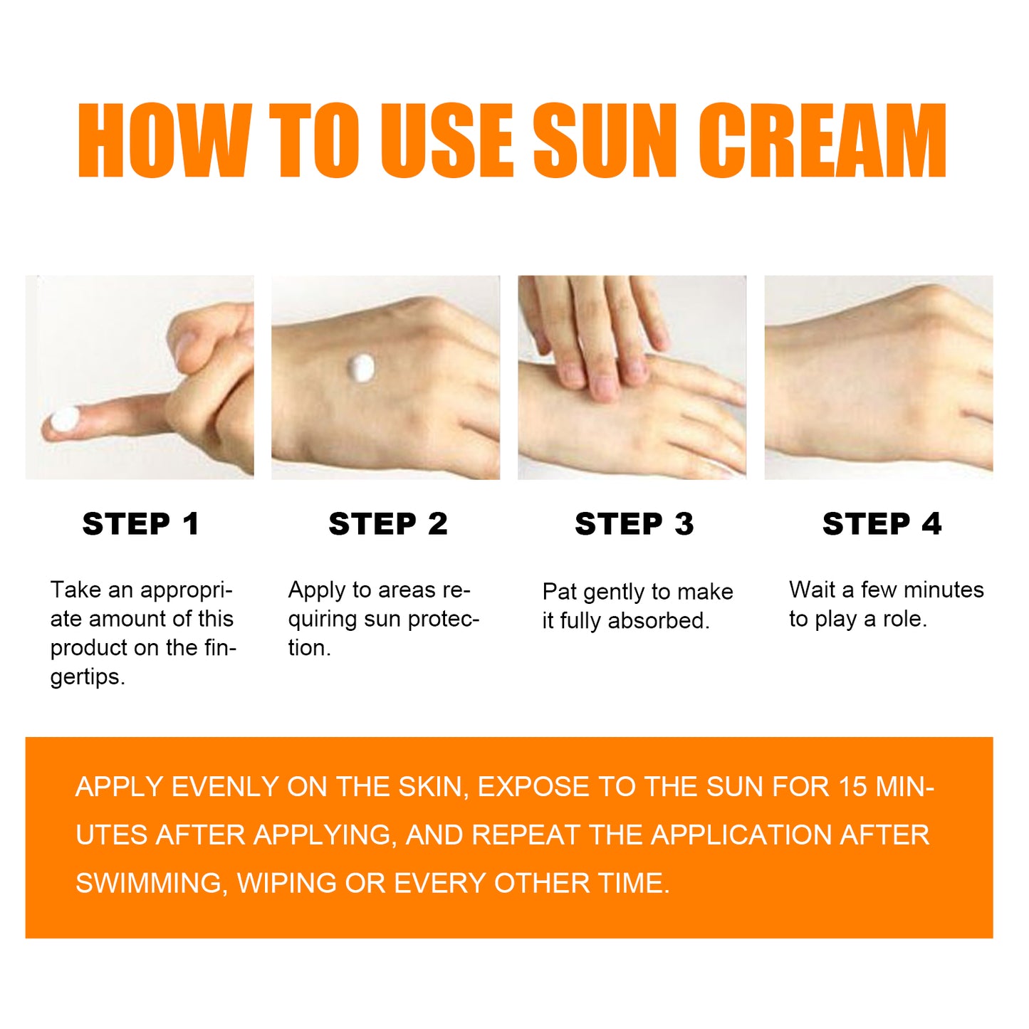 EELHOE Protective Cream Moisturizes The Face, Body And Skin Protection Without Fake White Summer Refreshing Without Greasy
